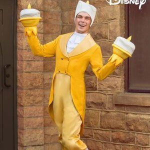Adult Lumiere Beauty and the Beast Costume Size S